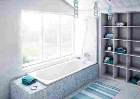 BLB Universal HG 170х70 ванна стальная, без ножек, белая фото 3