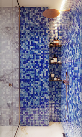 Мозаика Alaska dark blue 3,6х3,6 фото 2