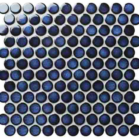 Мозаика Round midnight blue 2,8х2,8