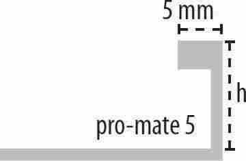 Декоративный профиль Pro-Mate 5 24K Gold 0,5x250 фото 2