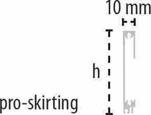 Профиль технический Pro-Skirting Chromed Aluminum 1x250 фото 2