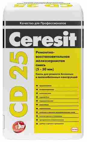 CD 25 Мелкозернистая ремонтно-восстановительная смесь для бетона (5-30 мм) (25 кг)