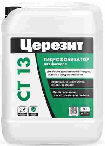 CT 13 Гидрофобизатор для защиты фасадов от влаги и морозного разрушения (10 л)