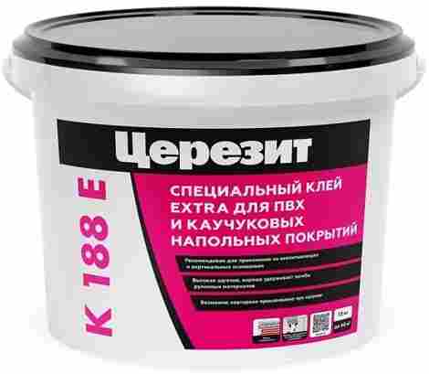 Клей K 188E Extra Контактный водно-дисперсионный для ПВХ и каучуковых покрытий (5 кг)
