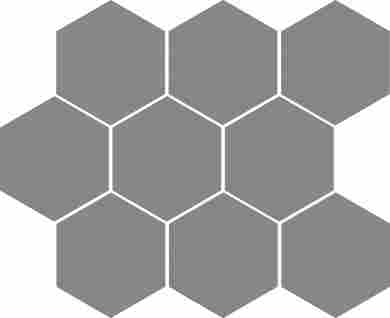 Декор Cambia gris lappato Heksagon 27,53x33,4