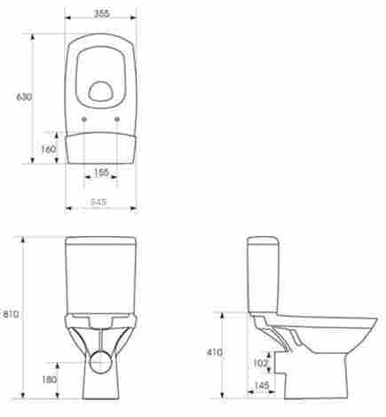 Cersanit Carina CLEAN ON Унитаз-компакт с сиденьем SLIM LIFT плавное опускание фото 2