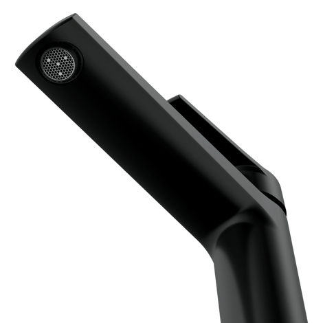 Cersanit City Смеситель для раковины высокий однорычажный, черный фото 4