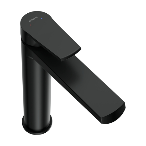 Cersanit City Смеситель для раковины высокий однорычажный, черный фото 5