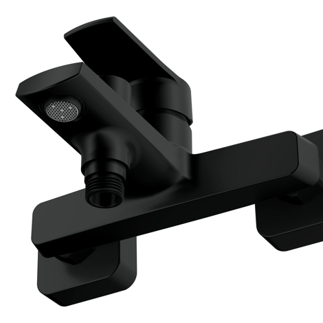 Cersanit City смеситель для ванны с душем однорычажный, черный фото 7