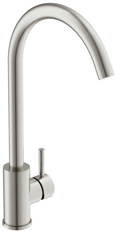 Cersanit Como смеситель для кухни однорычажный, сатин фото 3