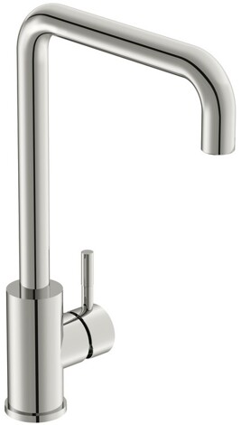 Cersanit Como смеситель для кухни с Г-образным изливом, однорычажный фото 3