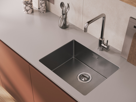 Cersanit Como смеситель для кухни с Г-образным изливом, однорычажный фото 6