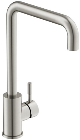 Cersanit Como смеситель для кухни с Г-образным изливом, однорычажный, сатин фото 3