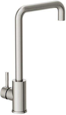 Cersanit Como смеситель для кухни с Г-образным изливом, однорычажный, сатин фото 5
