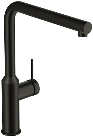 Cersanit Flavis смеситель для кухни однорычажный, черный фото 3