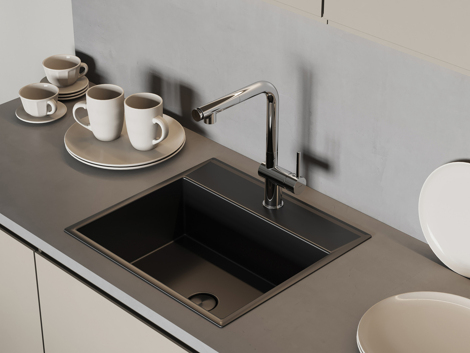 Cersanit Flavis смеситель для кухни с выдвижным изливом, 2 режима фото 7