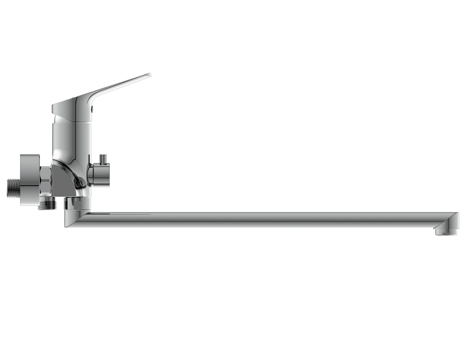 Cersanit Flavis смеситель для ванны с душем однорычажный, с длинным изливом фото 7
