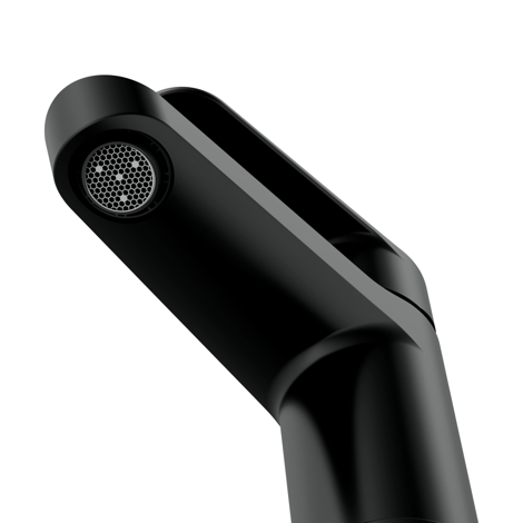 Cersanit Lara Смеситель для раковины однорычажный, черный фото 4