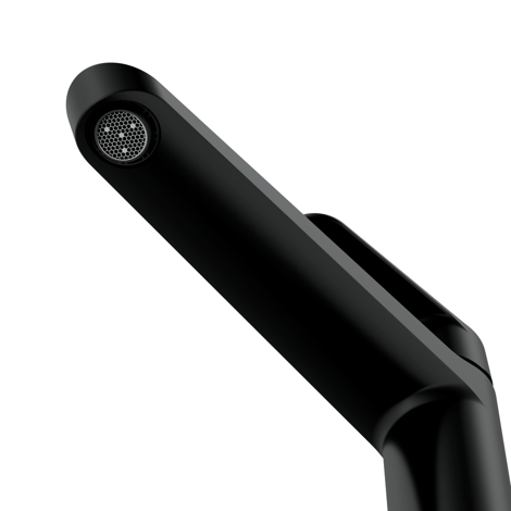 Cersanit Lara Смеситель для раковины высокий однорычажный, черный фото 4