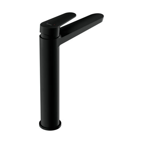 Cersanit Lara Смеситель для раковины высокий однорычажный, черный фото 6