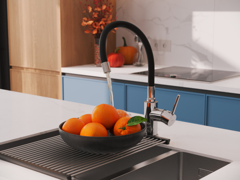 Cersanit Melar смеситель для кухни с гибким изливом фото 9