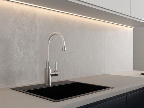 Cersanit Melar смеситель для кухни с гибким изливом, белый фото 6