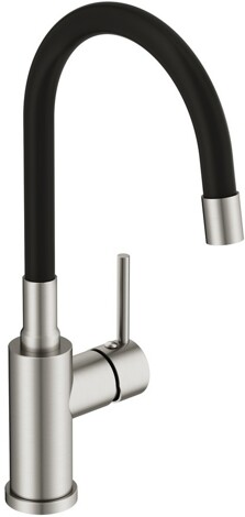 Cersanit Melar смеситель для кухни с гибким изливом, сатин фото 2