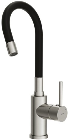 Cersanit Melar смеситель для кухни с гибким изливом, сатин фото 5