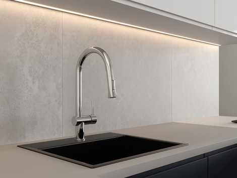 Cersanit Melar смеситель для кухни с выдвижным изливом фото 6