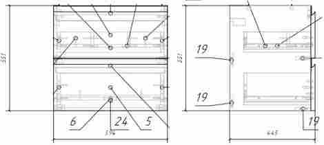 Cersanit Moduo 60 Тумба подвесная под столешницу фото 2