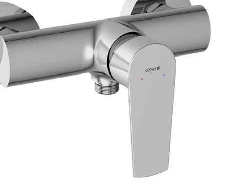 Cersanit Moduo смеситель для душа настенный фото 6