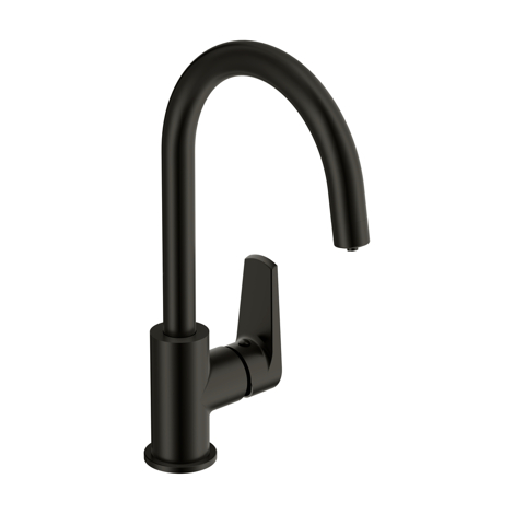 Cersanit Moduo смеситель для кухни с подключением к фильтру с питьевой водой, черный фото 3