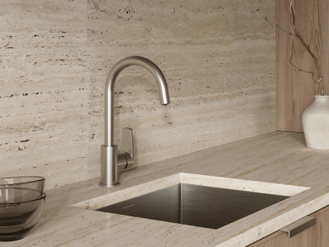 Cersanit Moduo смеситель для кухни с подключением к фильтру с питьевой водой, сатин фото 8