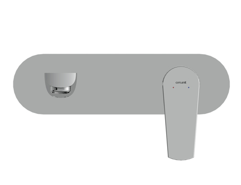 Cersanit Moduo Смеситель для раковины встраиваемый фото 7