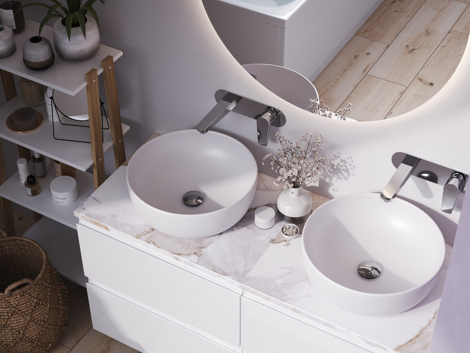 Cersanit Moduo Смеситель для раковины встраиваемый фото 9