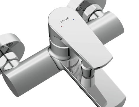 Cersanit Moduo смеситель для ванны с душем однорычажный фото 5