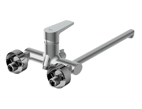 Cersanit Moduo смеситель для ванны с душем однорычажный, с длинным изливом фото 3