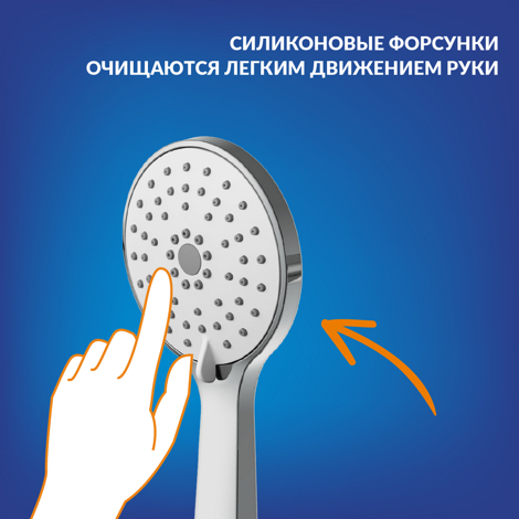 Cersanit Odra смеситель для душа термостатический с ручным и верхним душем фото 5