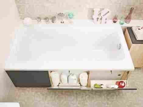 Cersanit Smart 160 Модуль для ванны, фронтальный, белый фото 3