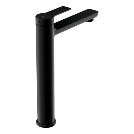 Cersanit Vibe Смеситель для раковины высокий однорычажный, черный фото 4