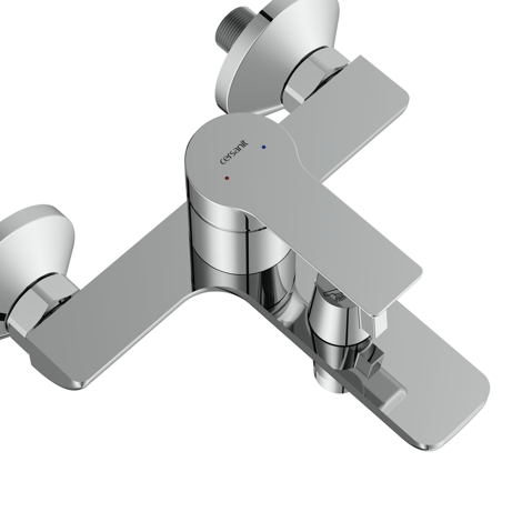 Cersanit Vibe смеситель для ванны с душем однорычажный фото 6