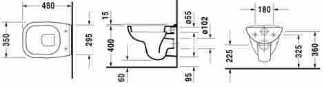 Duravit D-Code Унитаз подвесной 22110900002 фото 2