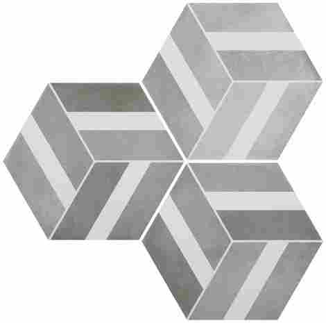 Керамогранит SIX Cementine Bari Grey 23x27