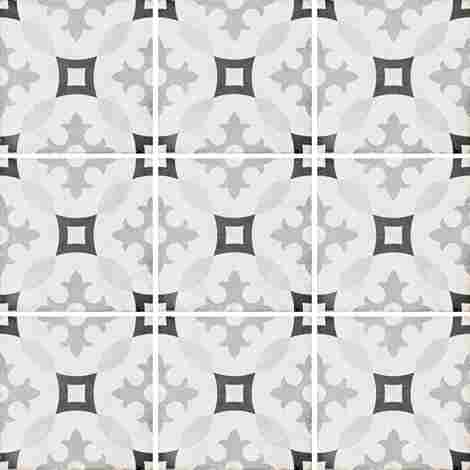 Декор Art Nouveau Karlsplatz Grey 20x20 фото 5