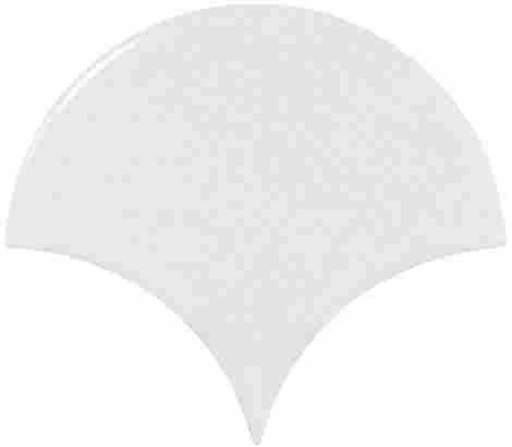 Плитка Scale Fan White 10,6x12