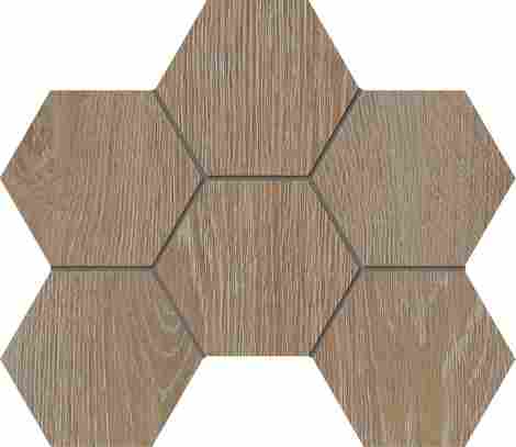 Мозаика Kraft Wood KW 01 Структурированный Hexagon