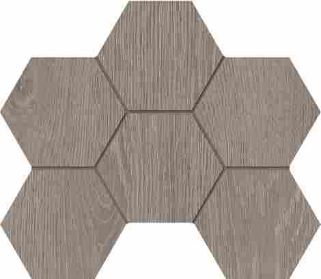 Мозаика Kraft Wood KW 02 Структурированный Hexagon