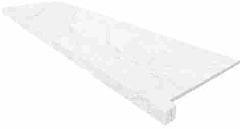 Подоконник Nolana NL 00 Полированный угловой с боковым выступом (правый) 33x120