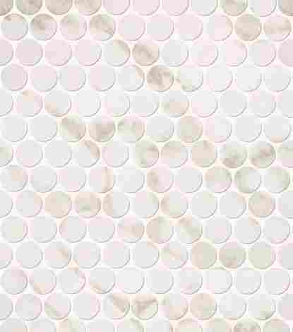 Мозаика Roma Diamond Calacatta Round Mosaico 2,2х2,2