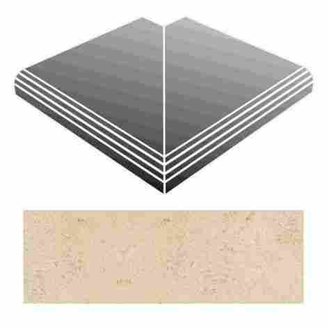Ступень Stonbeige 2.0 Angolo Esterno Gradino 33x40